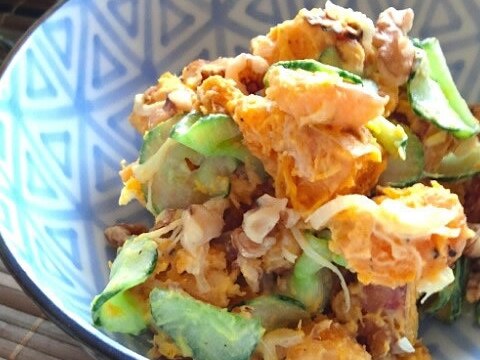 秋っ!かぼ芋ナッツ๑896マヨサラダ